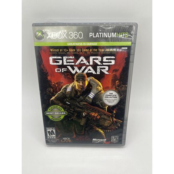 Gears of War + Bonus Disc Xbox 360, 2009 Complete CIB With Manual Tested Working - Picture 1 of 6